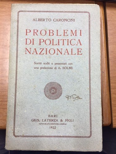 Problemi di politica nazionale
