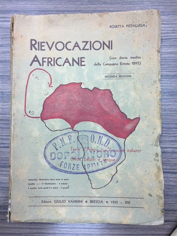 Rievocazioni africane. (Con diario inedito della Campagna Eritrea 1895)
