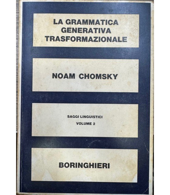 Saggi linguistici. 2. La grammatica generativa trasformazionale. | Immagine principale