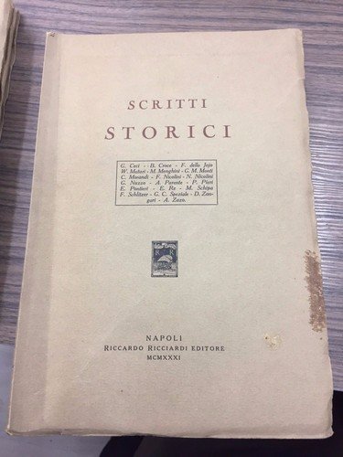 Scritti storici