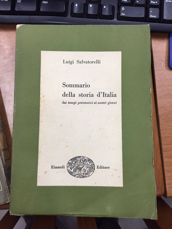 Sommario della storia d'Italia dai tempi preistorici ai nostri giorni
