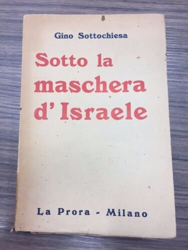 Sotto la maschera d'Israele