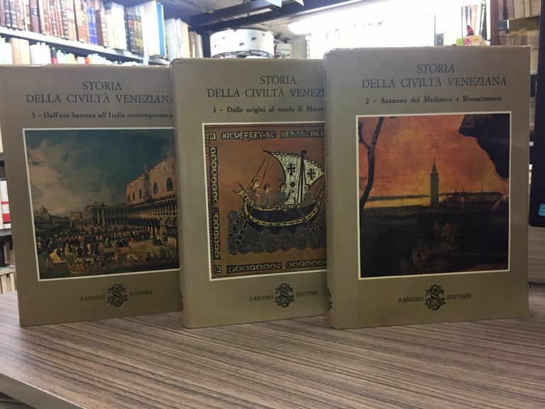 Storia della civiltà veneziana. 3 voll