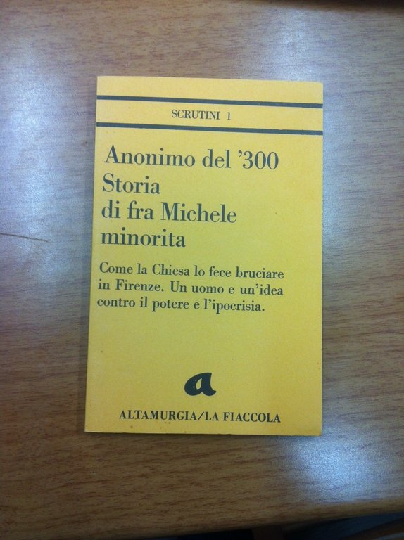 Storia di fra Michele minorita