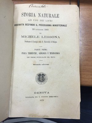 Storia naturale ad uso dei licei