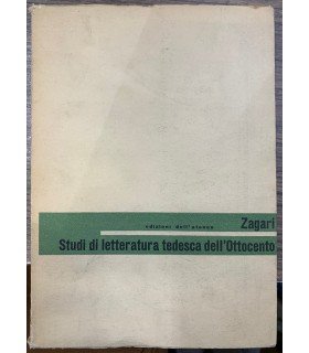 Studi di letteratura tedesca dell'Ottocxento.