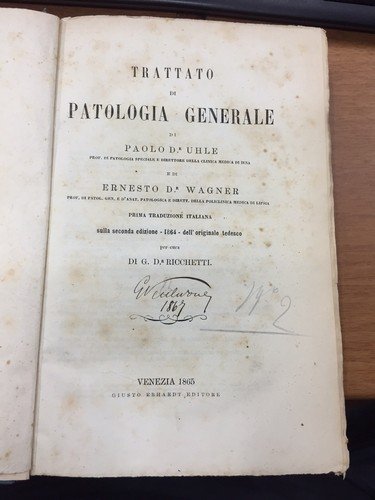 Trattato di patologia generale
