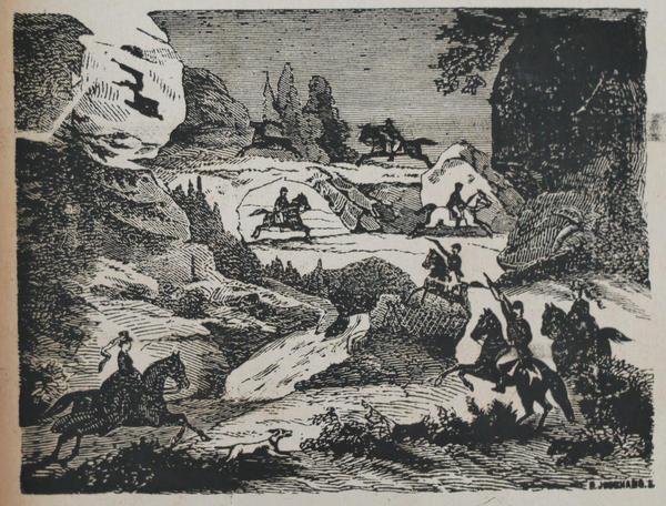 Vorstellung. Herr Ben-Boorn in seinen Pirouette und Saltomortal-Sprüngen zu Pferde. …