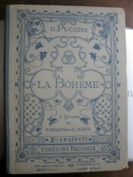 La Bohème 4 Quadri di Giacosa e Illica