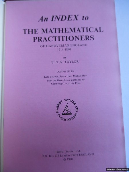 The Mathematical Practitioners of Hanoverian England 1714-1840