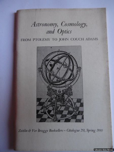 Astronomy, Cosmology, and Optics from Ptolemy to John Couch Adams