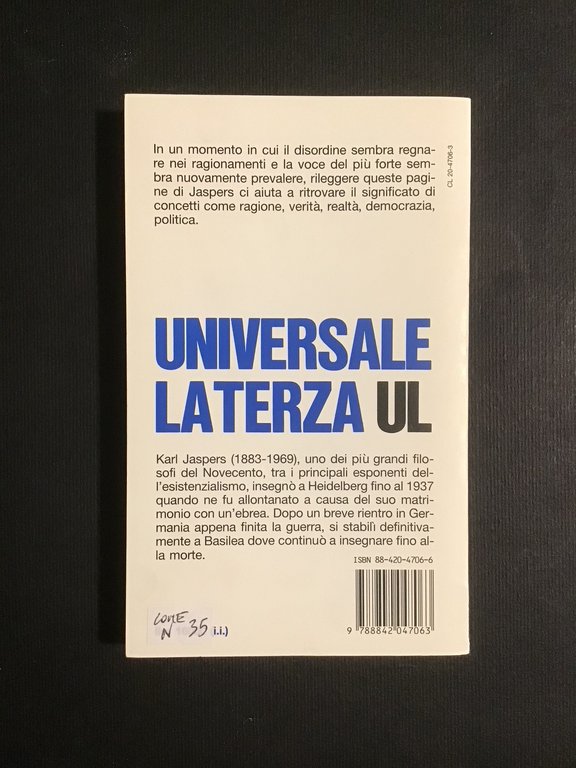LA FILOSOFIA DELL'ESISTENZA
