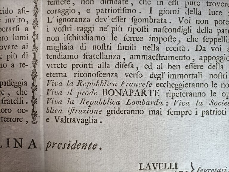 Discorso letto da Francesco Biondi ai patrioti di Luino e …