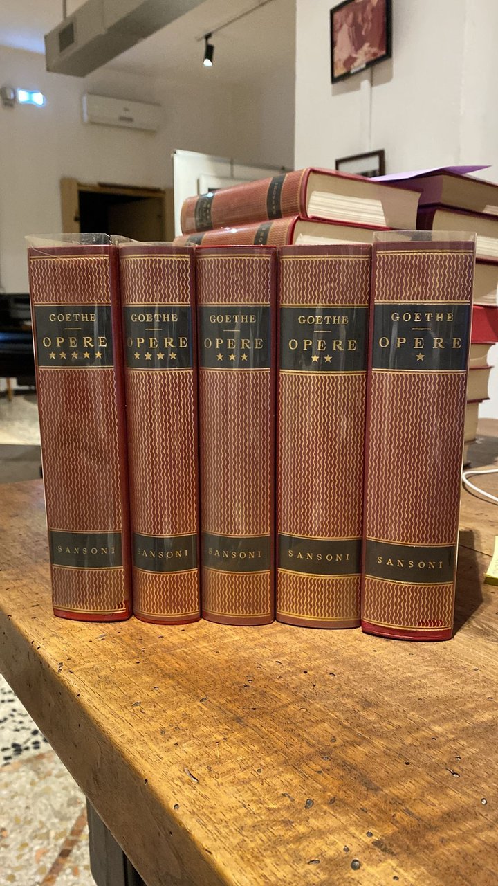 Goethe, Opere, Sansoni 1963 | Immagine principale