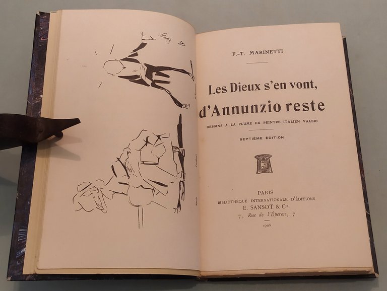 Les Dieux s’en vont, d’Annunzio reste. Dessins à la plume …