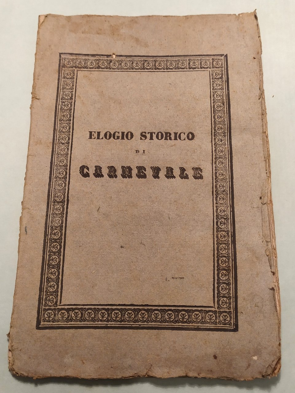 Elogio storico di Carnevale recitato da Gaetano Gugliotti in una …