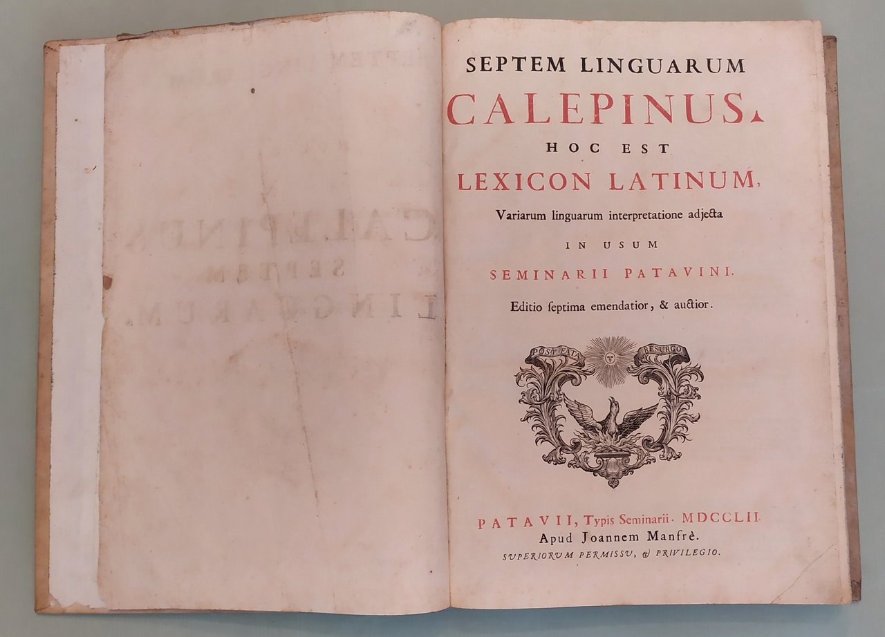 Septem linguarum Calepinus. Hoc est lexicon latinum, variarum linguarum interpretatione …