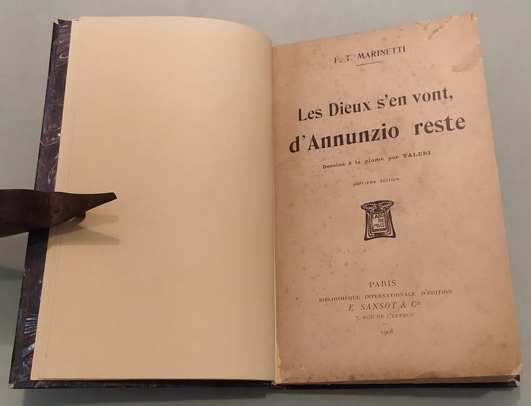 Les Dieux s’en vont, d’Annunzio reste. Dessins à la plume …