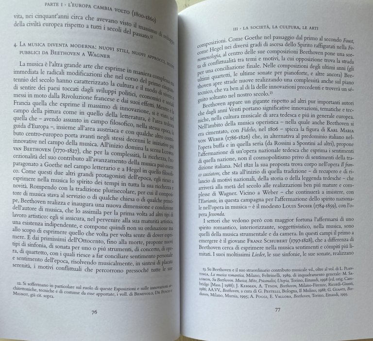 LA RIVOLUZIONE MODERNA. VICENDE DELLA CULTURA TRA OTTO E NOVECENTO