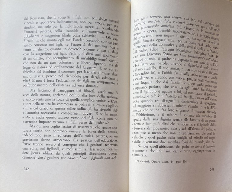 L'ANTI-EMILIO, OVVERO RIFLESSIONI SU/SOPRA LA TEORIA E LA PRATICA DELL'EDUCAZIONE …