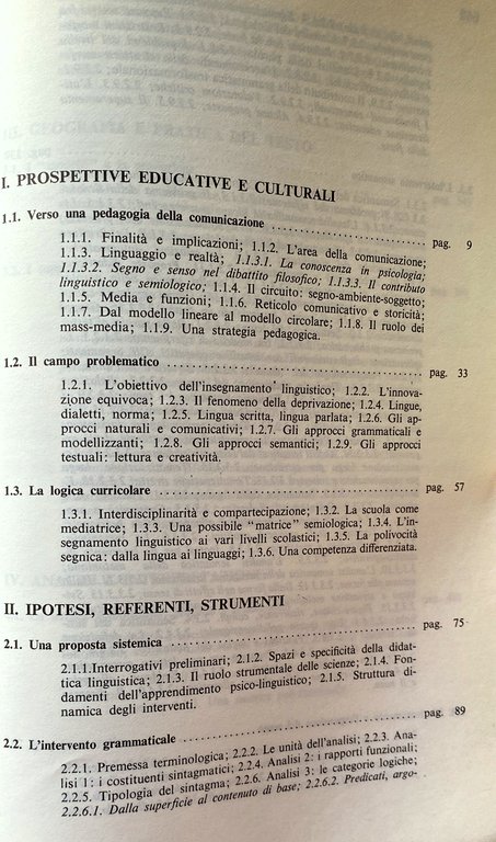 LINGUA, TESTO, SIGNIFICATO. TEORIA E METODO DI EDUCAZIONE ALL'ANALISI E …