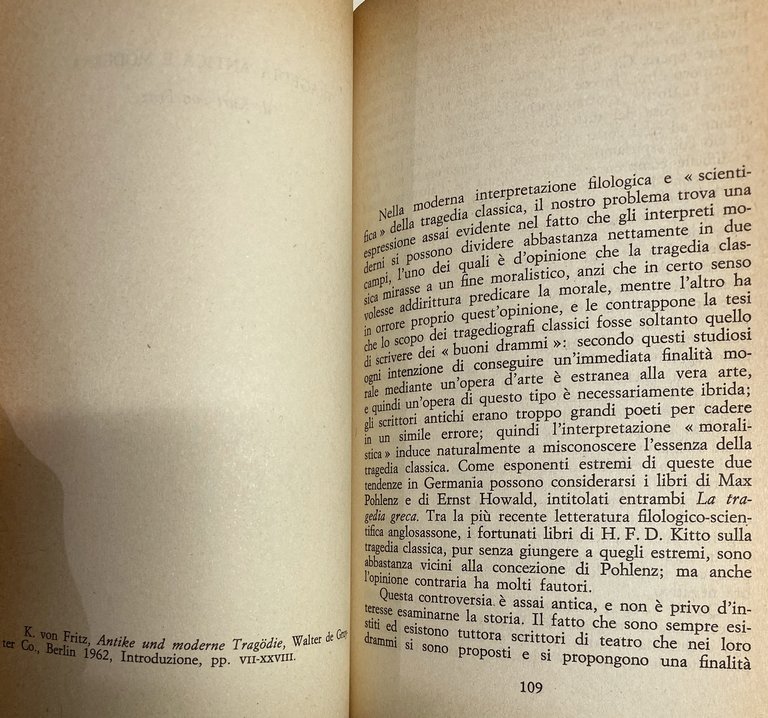 LA TRAGEDIA GRECA GUIDA STORICA E CRITICA