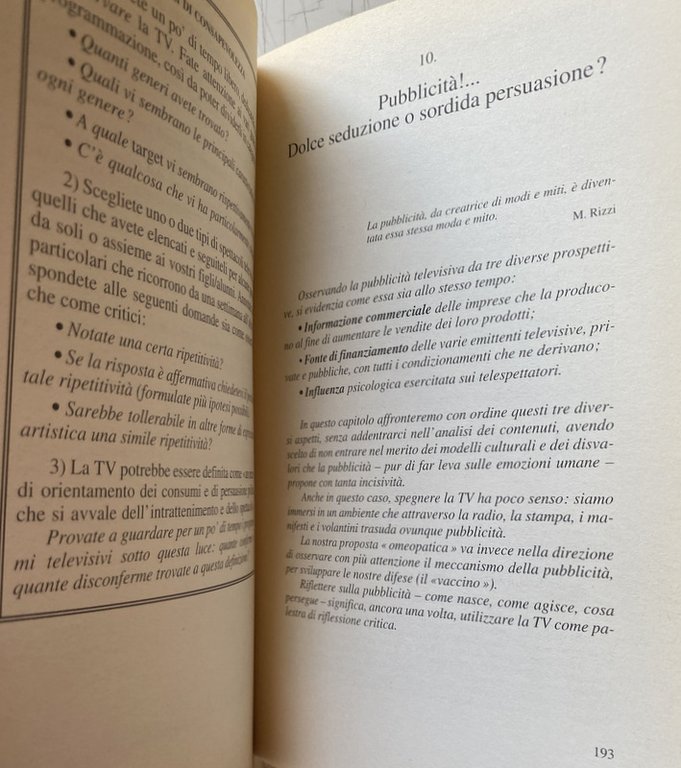 L'ARTE DI GUARDARE LA TV E RIMANERE SANI