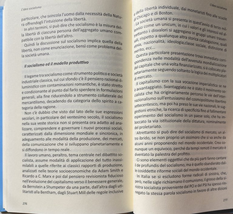 MERCANTILISMO E SOCIALISMO. DAL PROFITTO ALLA LIBERTÀ