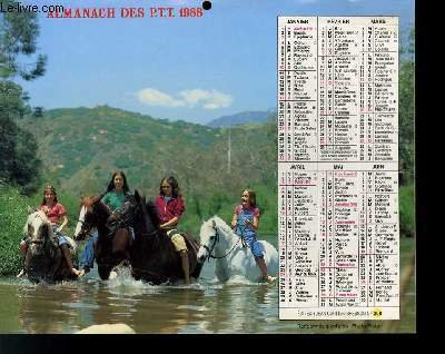 CALENDRIER - ALMANACH DES P.T.T. - DOLOMITES - RANDONNEES D'ENFANTS