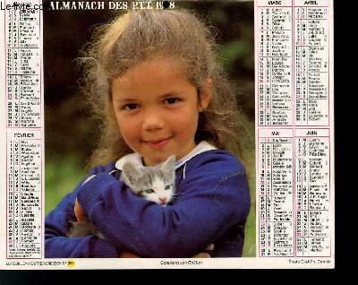 CALENDRIER - ALMANACH DES P.T.T. - LABRADOR ET CHAT - …