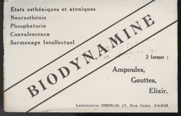 BUVARD - BIODYNAMINE