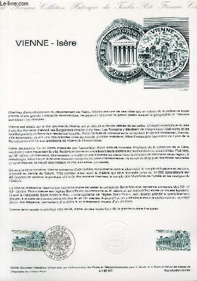 DOCUMENT PHILATELIQUE OFFICIEL N°02-85 - VIENNE - ISERE (N°2348 YVERT …