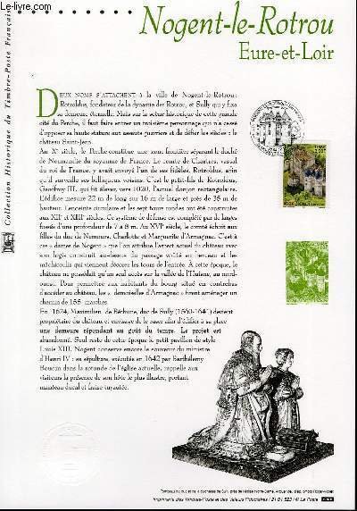 DOCUMENT PHILATELIQUE OFFICIEL - NOGENT LE ROTROU - EURE ET …