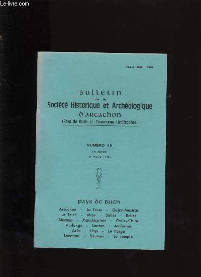 Bulletin de la Société Historique et Archéologique d'Arcachon et du …