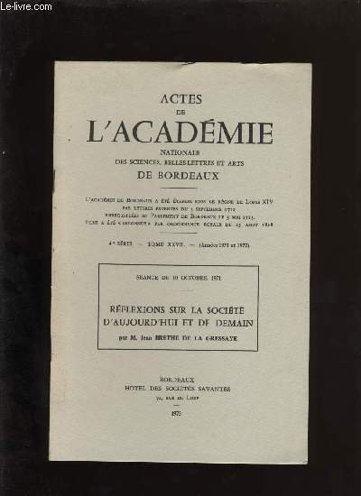 Actes de l'académie nationale des sciences, belles-lettres et arts de …