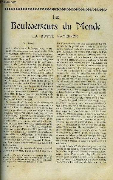 LE MONDE MODERNE TOME 24 - LES BOULEVERSEURS DU MONDE - LA BUTTE PATERSON (SUITE)