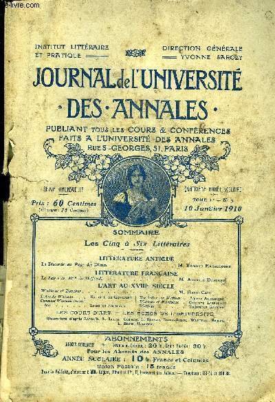 JOURNAL DE L'UNIVERSITE DES ANNALES QUATRIEME ANNEE SCOLAIRE N°3 - … | Immagine principale