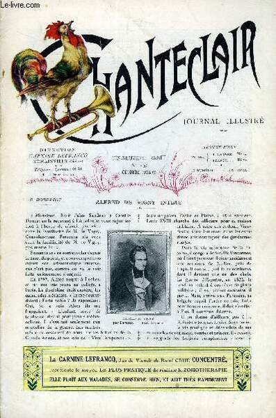 CHANTECLAIR N° 197 - ALFRED DE VIGNY INTIME PAR E. …