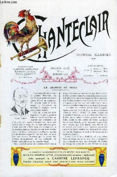 CHANTECLAIR N° 211 - LE CHAPEAU DE NEIGE PAR MICHEL …