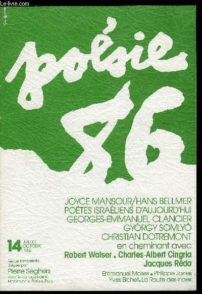 POESIE 86 N� 14 - Une flamme noire : Joyce …