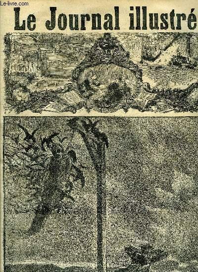 LE JOURNAL ILLUSTRE N° 271 - Gutenberg par A. Dual, Les balles centrales par Noly, Les frères Siamois par Noly, Réception de M. Autran a l'institut par Noly, Le Parthénon et le temps de la Victoire Aptère par H. de Montaut, Fabrication de la plume