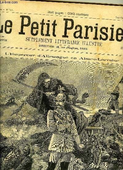 LE PETIT PARISIEN - SUPPLEMENT LITTERAIRE ILLUSTRE N� 351 - Pr�s de la mort par Alfred R�gny, Pension de jeunes filles par Charles Foley, L'ile d�serte par Paul Ar�ne, L'enfant par Eug�ne Michel, Bellone par Armand Silvestre, La foret vierge par Sixte