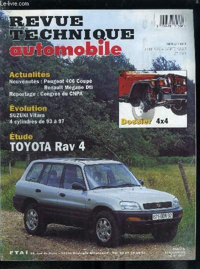 REVUE TECHNIQUE AUTOMOBILE N° 597 - Peugeot 406 Coupé, Renault …
