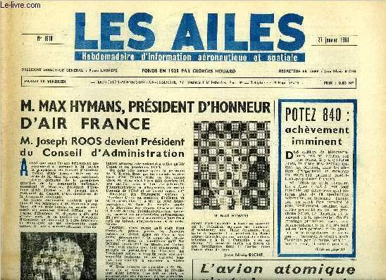 LES AILES N� 1810 - M. Max Hymans, pr�sident d'honneur …