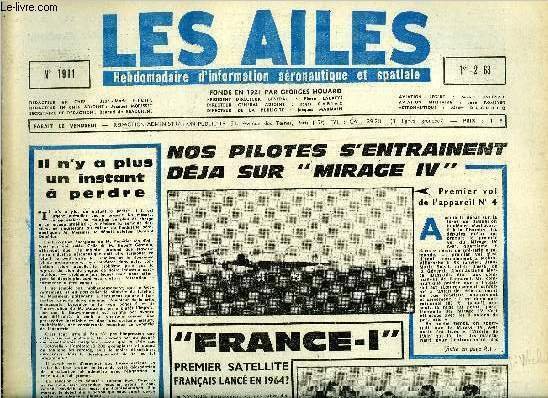 LES AILES N� 1911 - Importants rapports sur Air France …