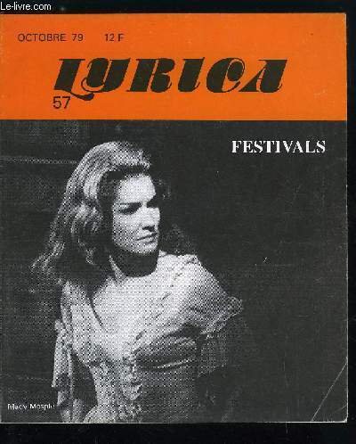 Lyrica n° 57 - Entretien avec Mady Mesplé, La fille …