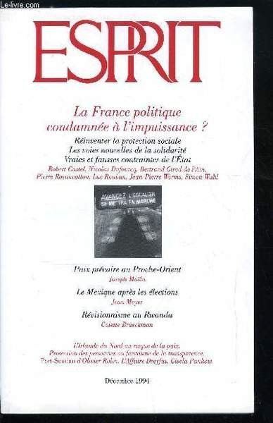 Esprit n� 207 - Du secret a la transparence, La …