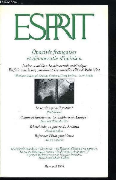 Esprit n° 210 - Pas assez dure, la France de … | Immagine principale