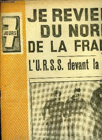 7 jours n° 16 - Entre la guerre d'Europe et …