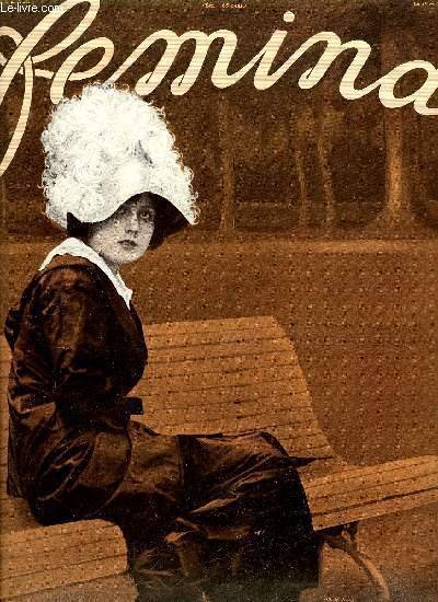 Femina n� 252 - Une associ�e : Mme L. Lapicque, Tailles courtes ou tailles longues ? par Rose Balsan, Gardiennes de phare par Paul Reboux, Aux pays du sphinx par Lucie Delarue-Mardrus, Paradoxe sur l'amour par Matilde Serao, Ma petite promise par Guy